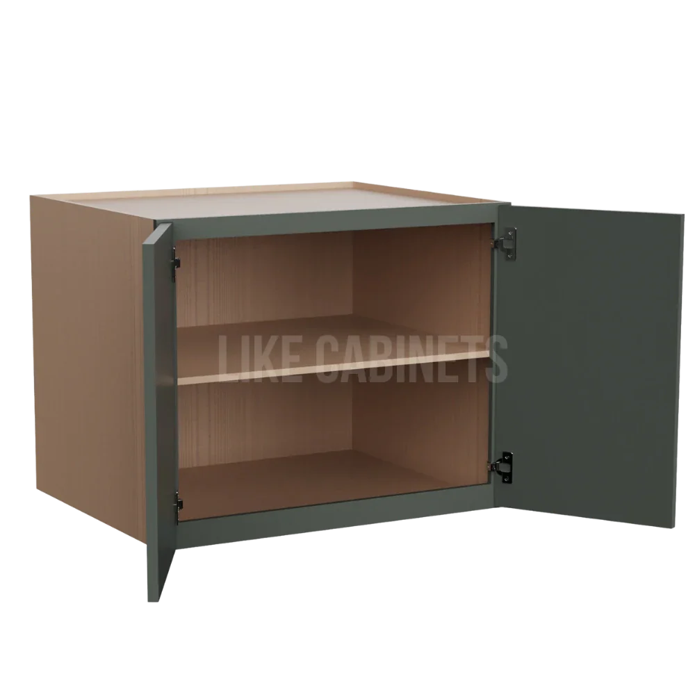 Smokey Ash 24'' H Refrigerator Wall Cabinet 24'' Deep