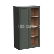 Slim Aston Green 42'' H Wall Blind Cabinet
