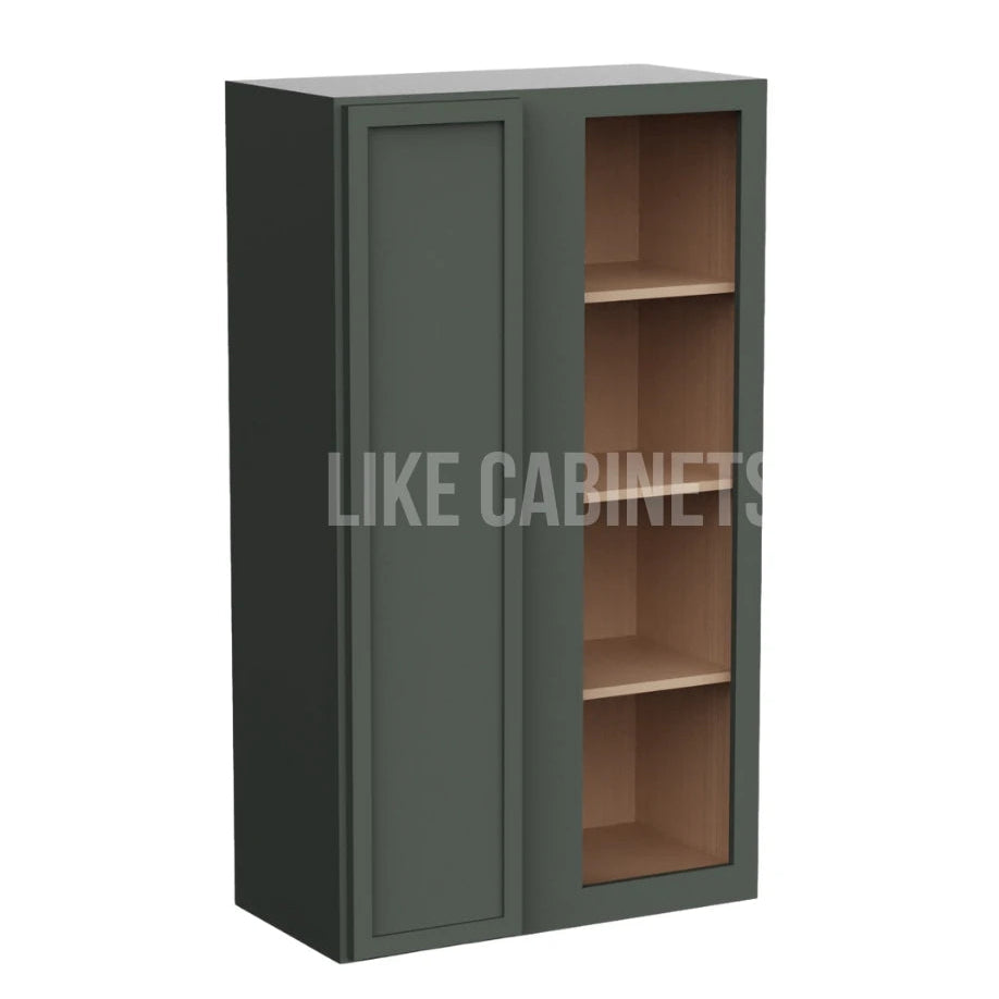 Slim Aston Green 42'' H Wall Blind Corner Cabinet
