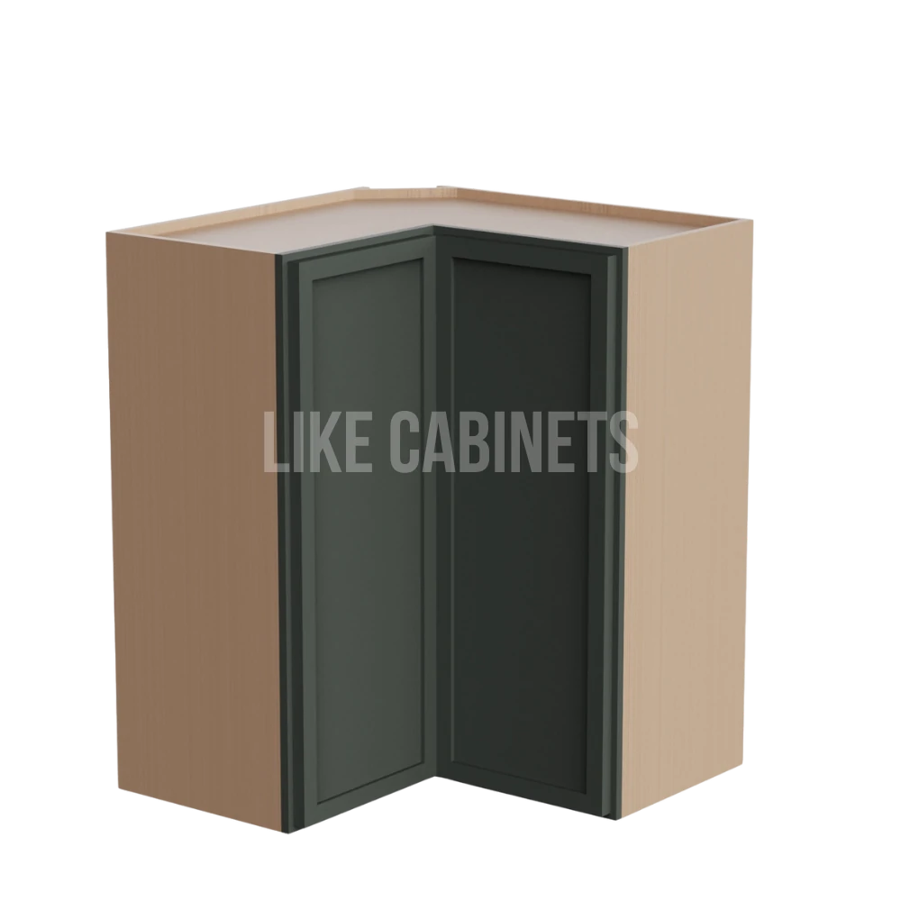 Slim Aston Green Shaker Easy Reach Wall Cabinet