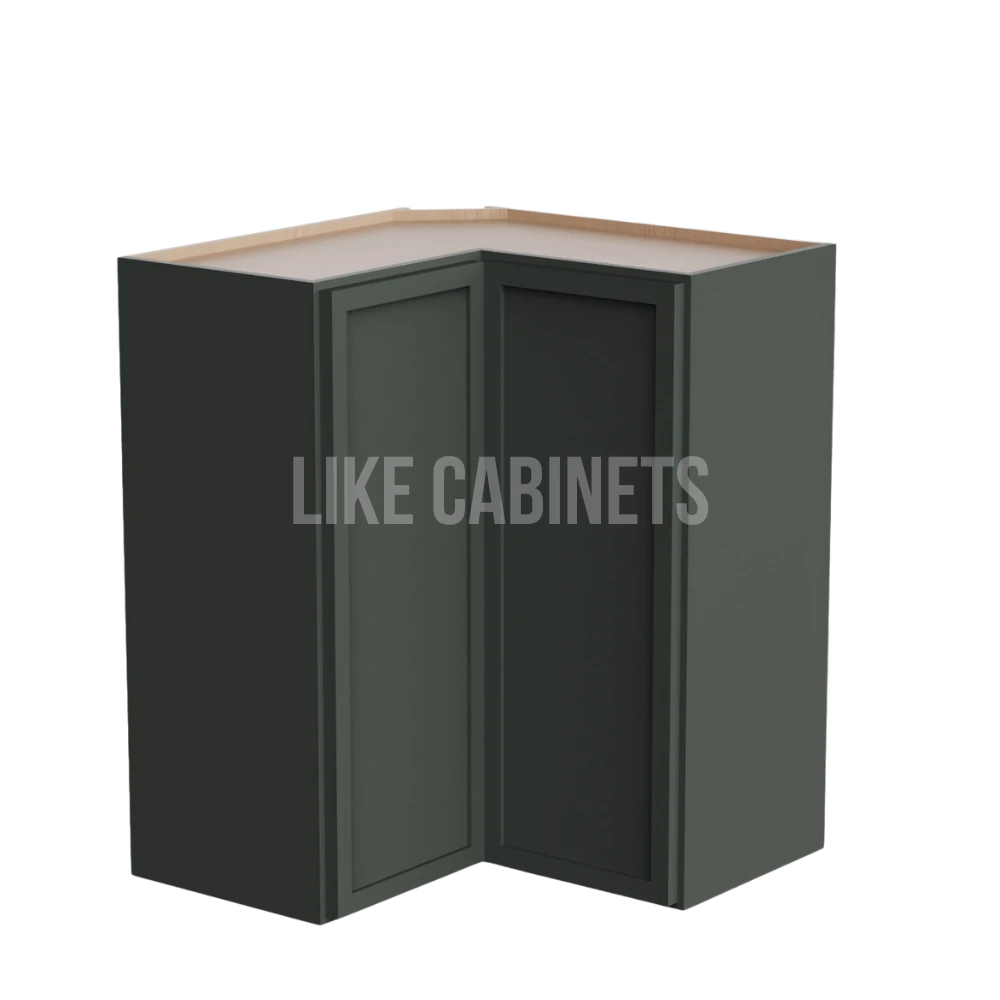 Slim Aston Green Shaker Easy Reach Wall Cabinet