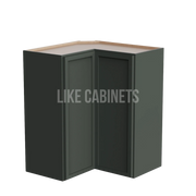 Slim Aston Green Shaker Easy Reach Wall Cabinet