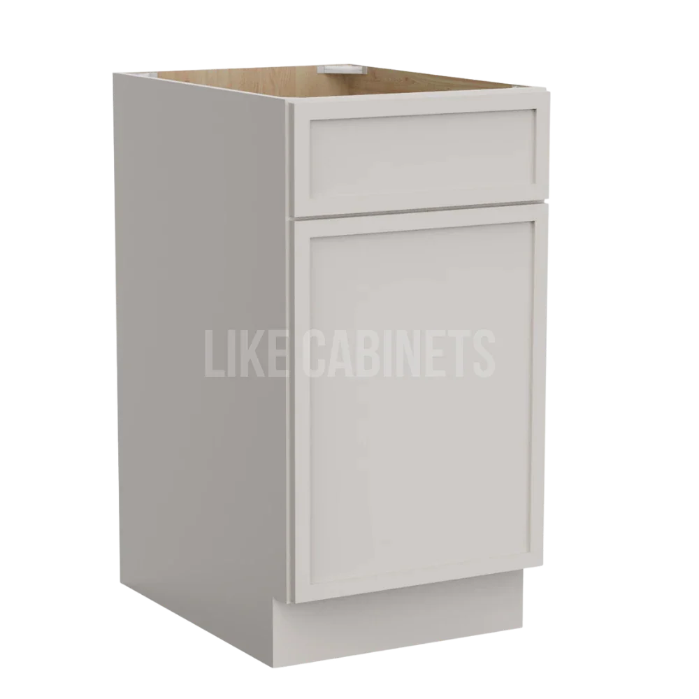 Slim Dove White Cabinet with Single Door & Drawer