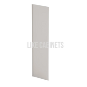 Dove White Slim Shaker Refrigerator End Panel Veneer