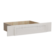 Dove White Slim Shaker Knee Drawer