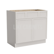 Slim Dove White Vanity Combo Cabinet