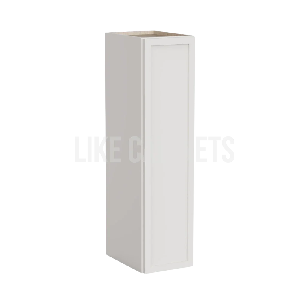 Dove White Slim Shaker 36''H Single Door Wall Cabinet