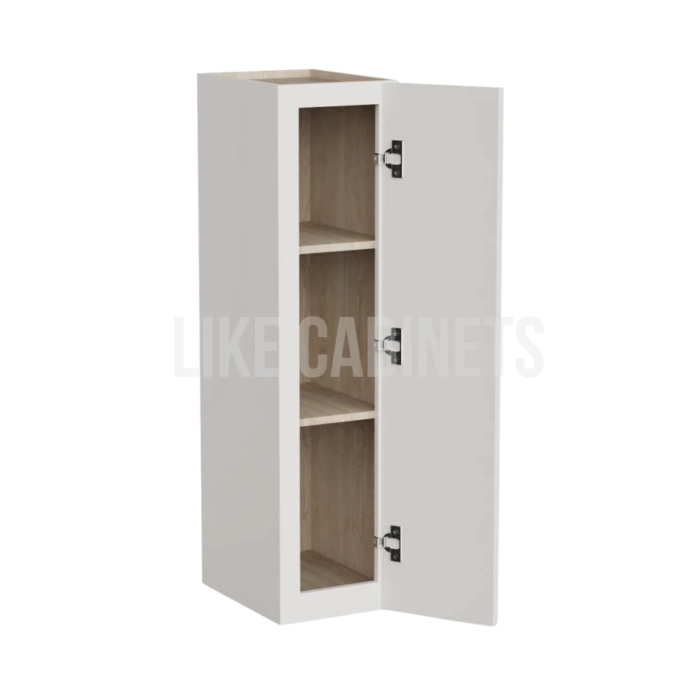 Dove White Slim Shaker 36''H Single Door Wall Cabinet
