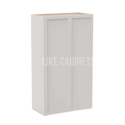 Slim Dove White 24″ Diagonal Corner Wall Cabinet
