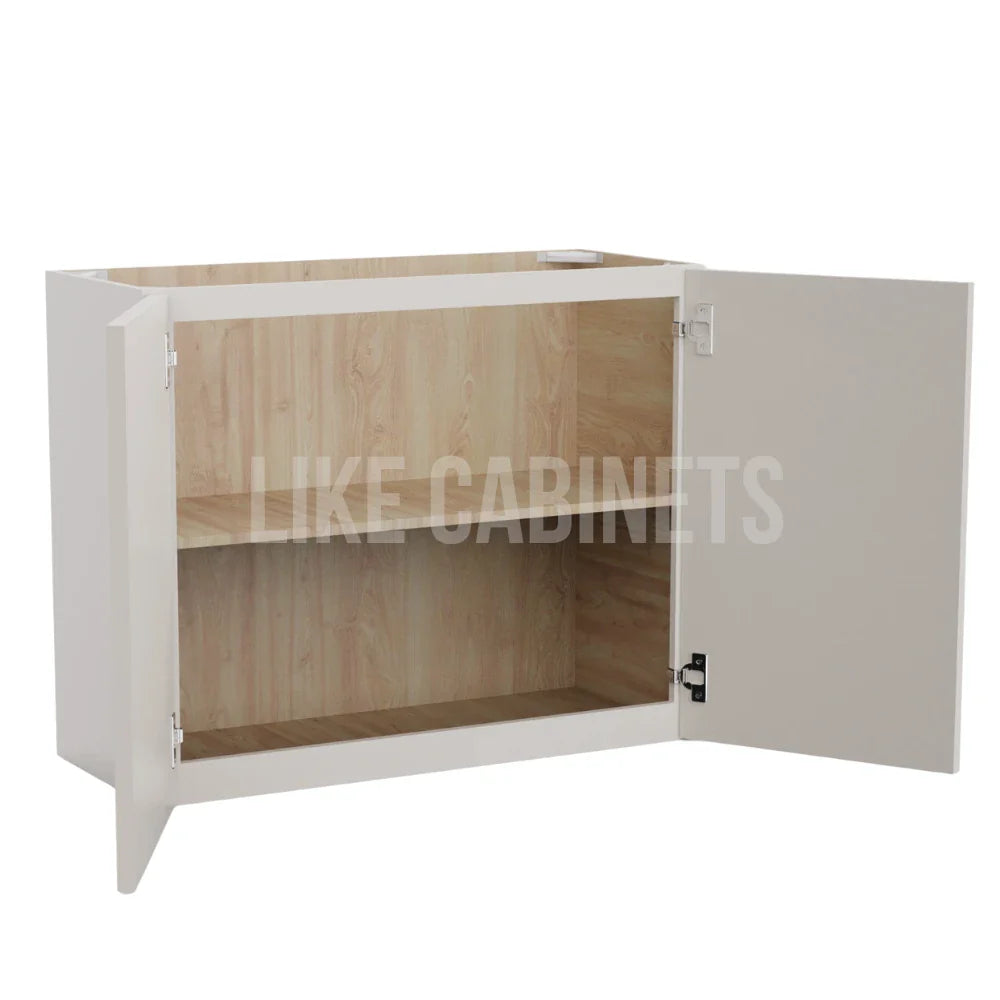 Slim Dove White 24'' H Double Door Wall Cabinet