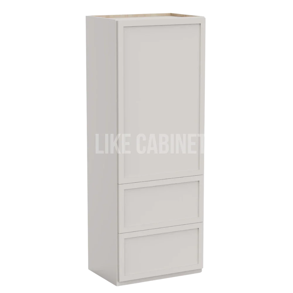 Slim Dove White 18''W Wall With Drawer Cabinet