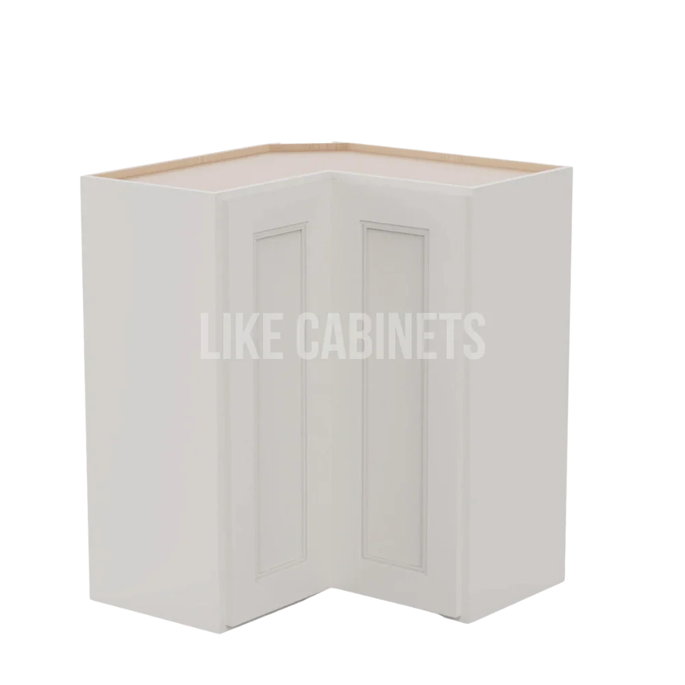 Dove White Slim Shaker Easy Reach Wall Cabinet