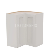 Dove White Slim Shaker Easy Reach Wall Cabinet