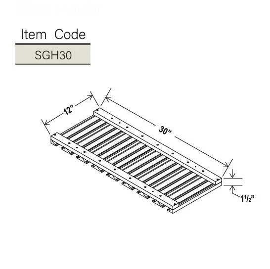 Aston Green Glass Holder