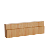 Slim White Oak Shaker Furniture Base Moulding