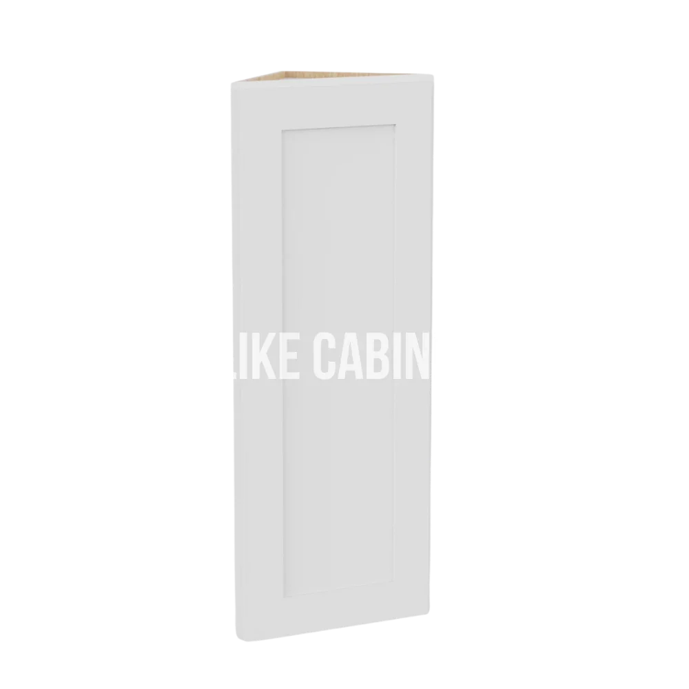 White Shaker Angle Wall Cabinet
