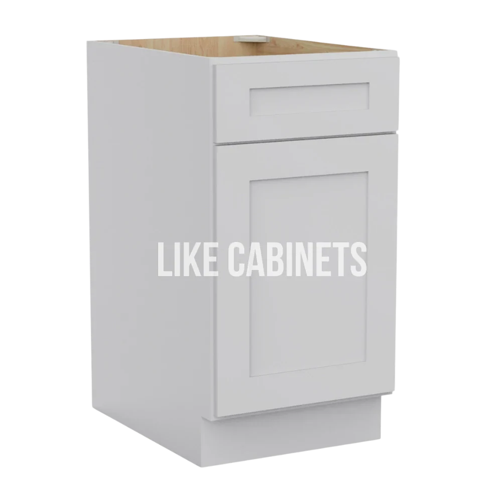 Shaker White Cabinet with Single Door & Drawer