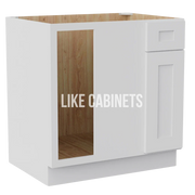 White Shaker Blind Corner Base Cabinet (L/R interchangeable)