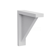 Shaker White Cabinet Corbel 9''H