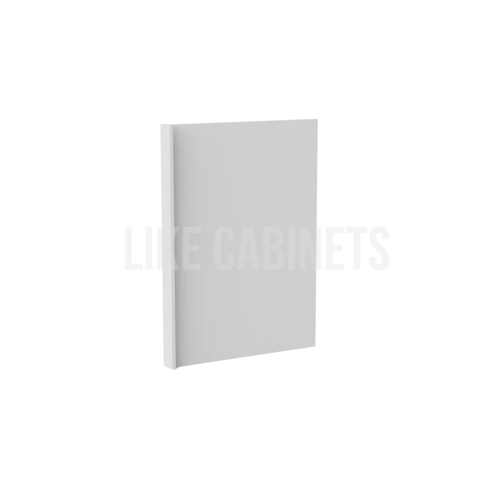 White Shaker Dishwasher Return Panel