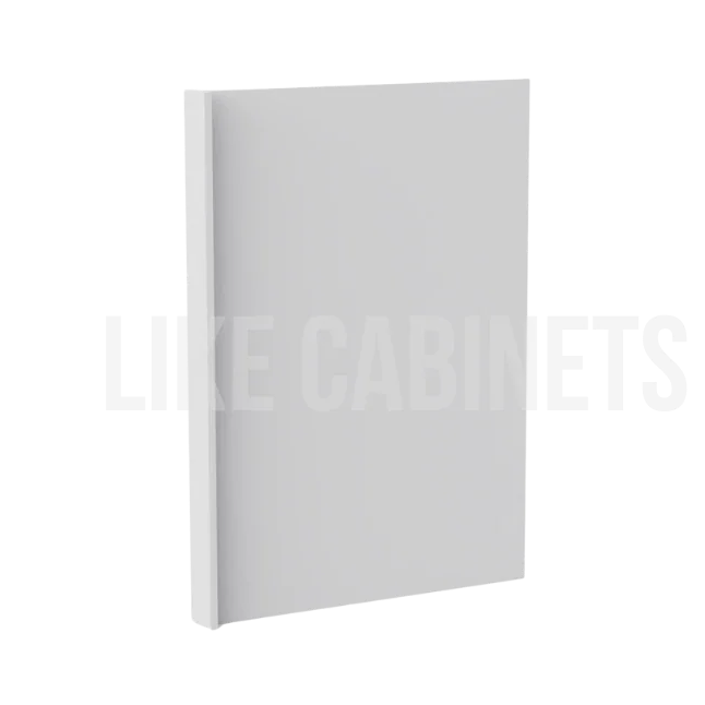 White Shaker Dishwasher Return Panel