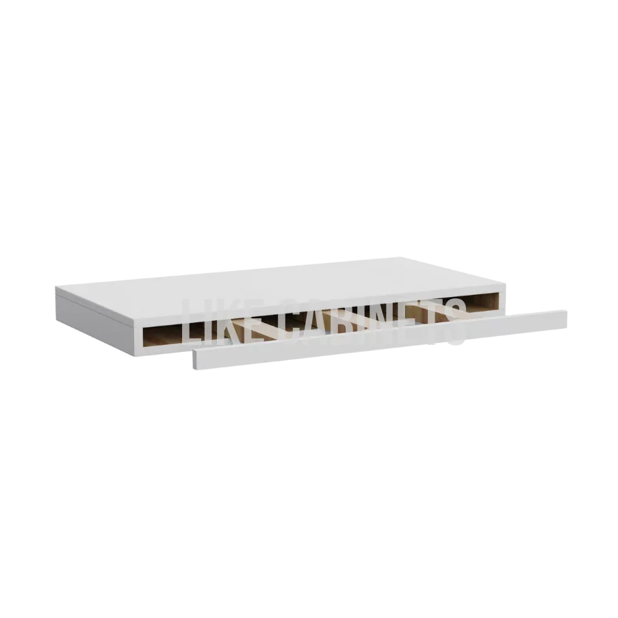 White Shaker Floating Shelf