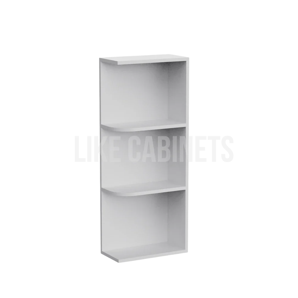 White Shaker Open End Shelf (Reversible)