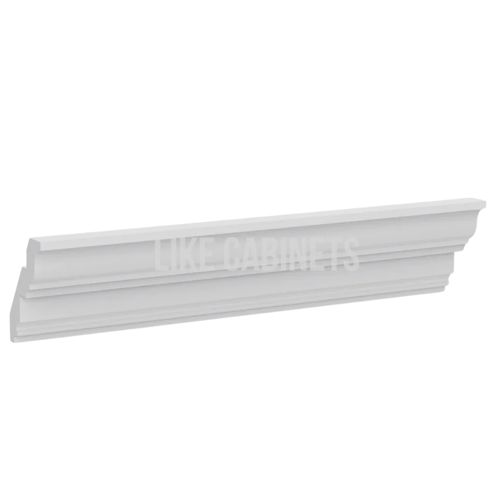 White Shaker Inset Crown Moulding
