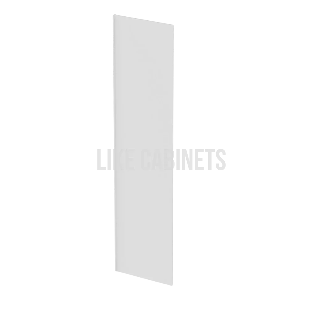 White Shaker Refrigerator End Panel