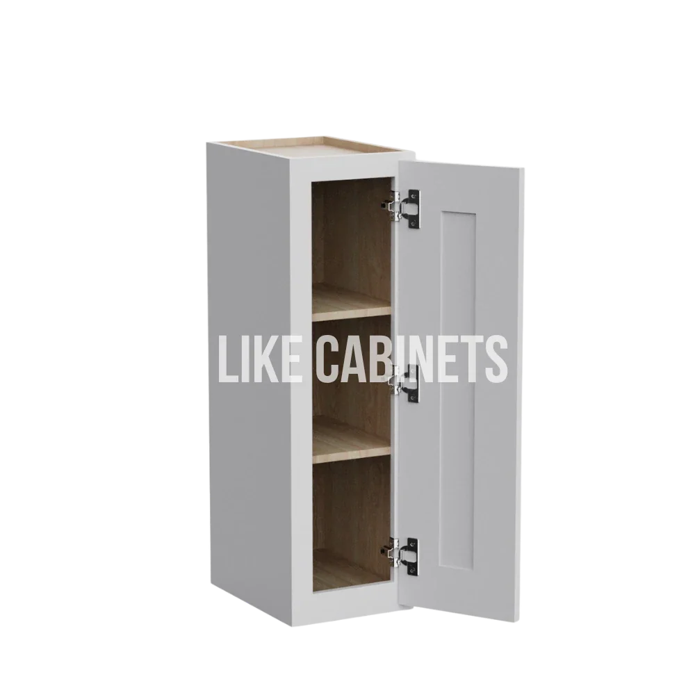 White Shaker 30'' H Single Door Wall Cabinet