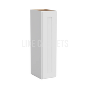 White Shaker 36'' H 9"W Single Door Wall Cabinet