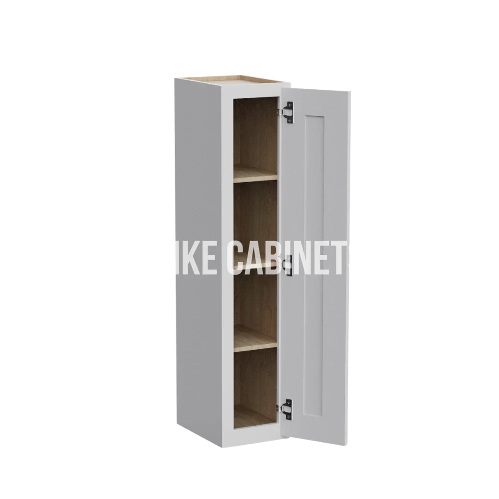 White Shaker 42'' H Single Door Wall Cabinet