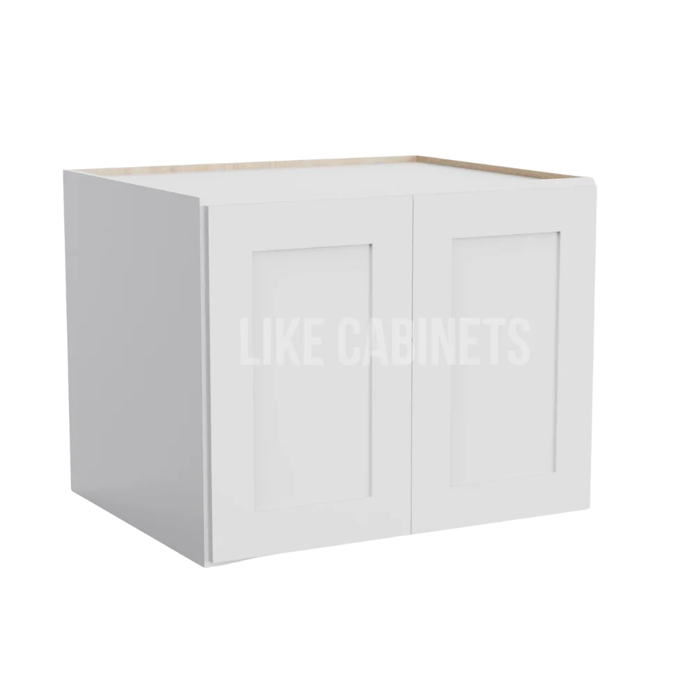 Shakar White 24'' H Refrigerator Wall Cabinet 24'' Deep