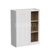 White Shaker 36'' H Wall Blind Corner Cabinet