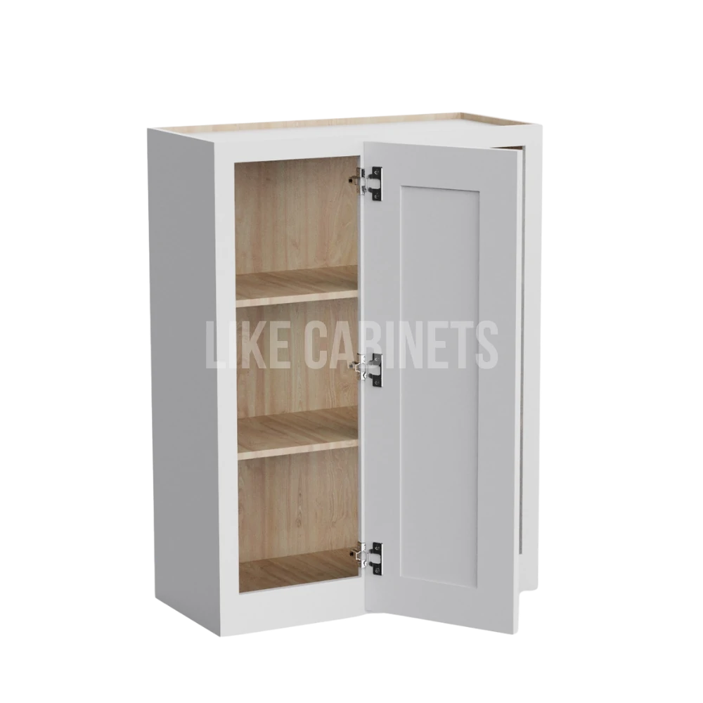 White Shaker 36'' H Wall Blind Corner Cabinet