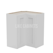 White Shaker Easy Reach Wall Cabinet