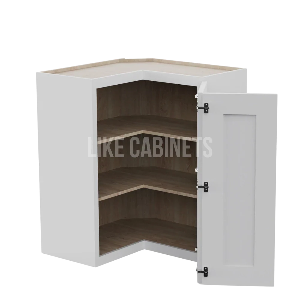 White Shaker Easy Reach Wall Cabinet