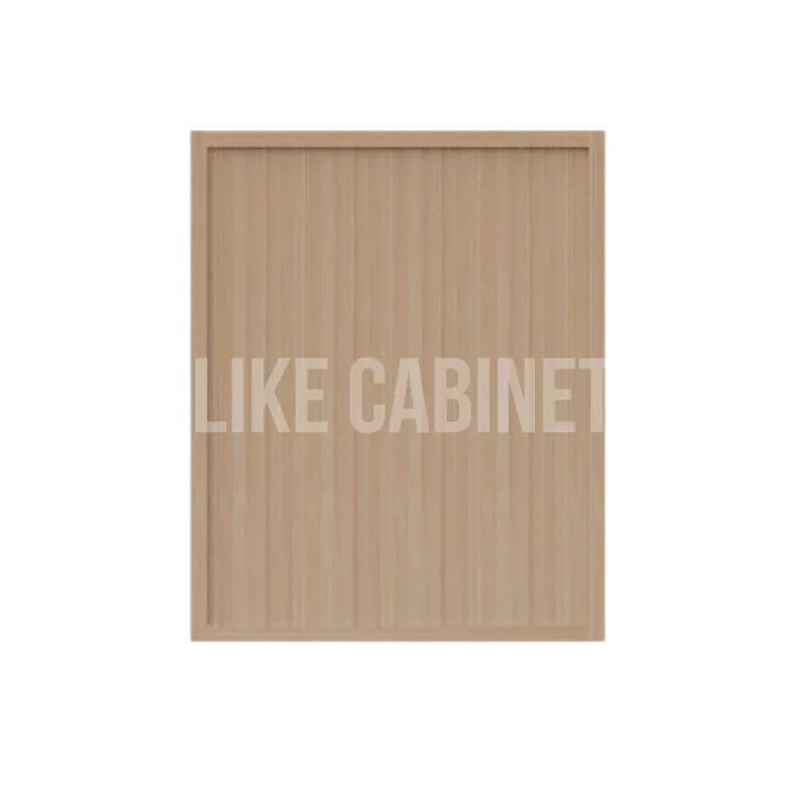 Slim White Oak Shaker Base Decorative Door Panel