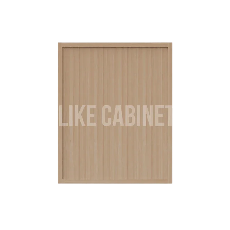 Slim White Oak Shaker Base Decorative Door Panel