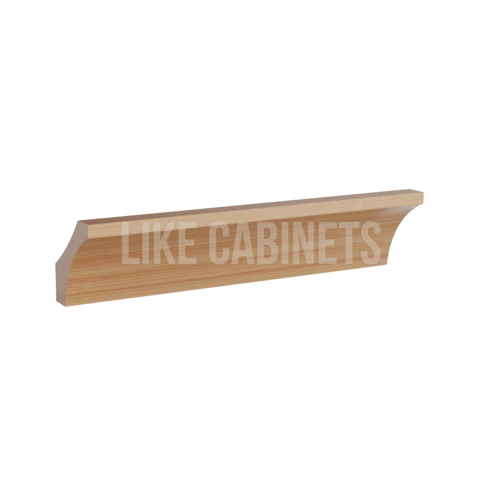 Slim White Oak Crown Moulding