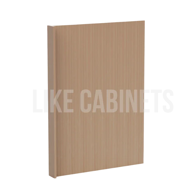 Slim White Oak Shaker Dishwasher Return Panel