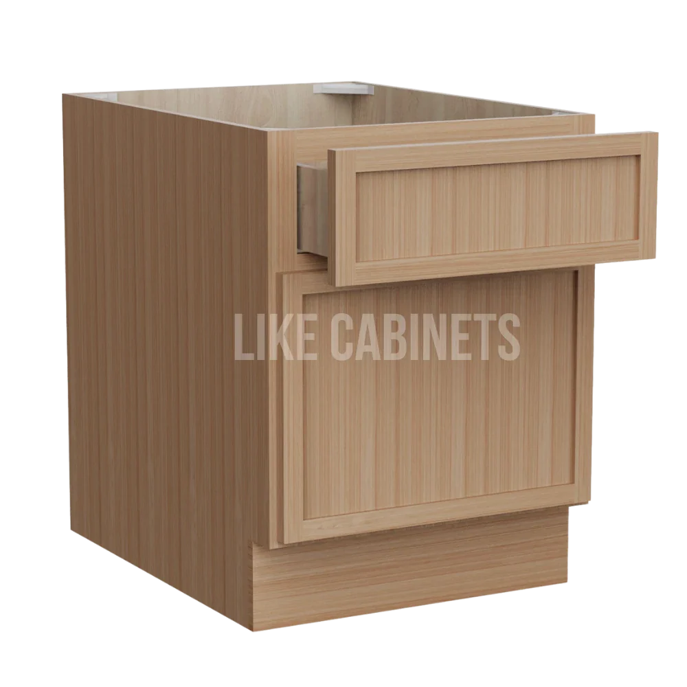 Slim White Oak MINI Base Cabinet