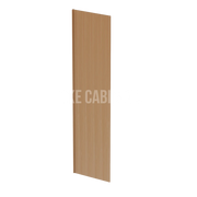 Slim White Oak Shaker Refrigerator End Panel