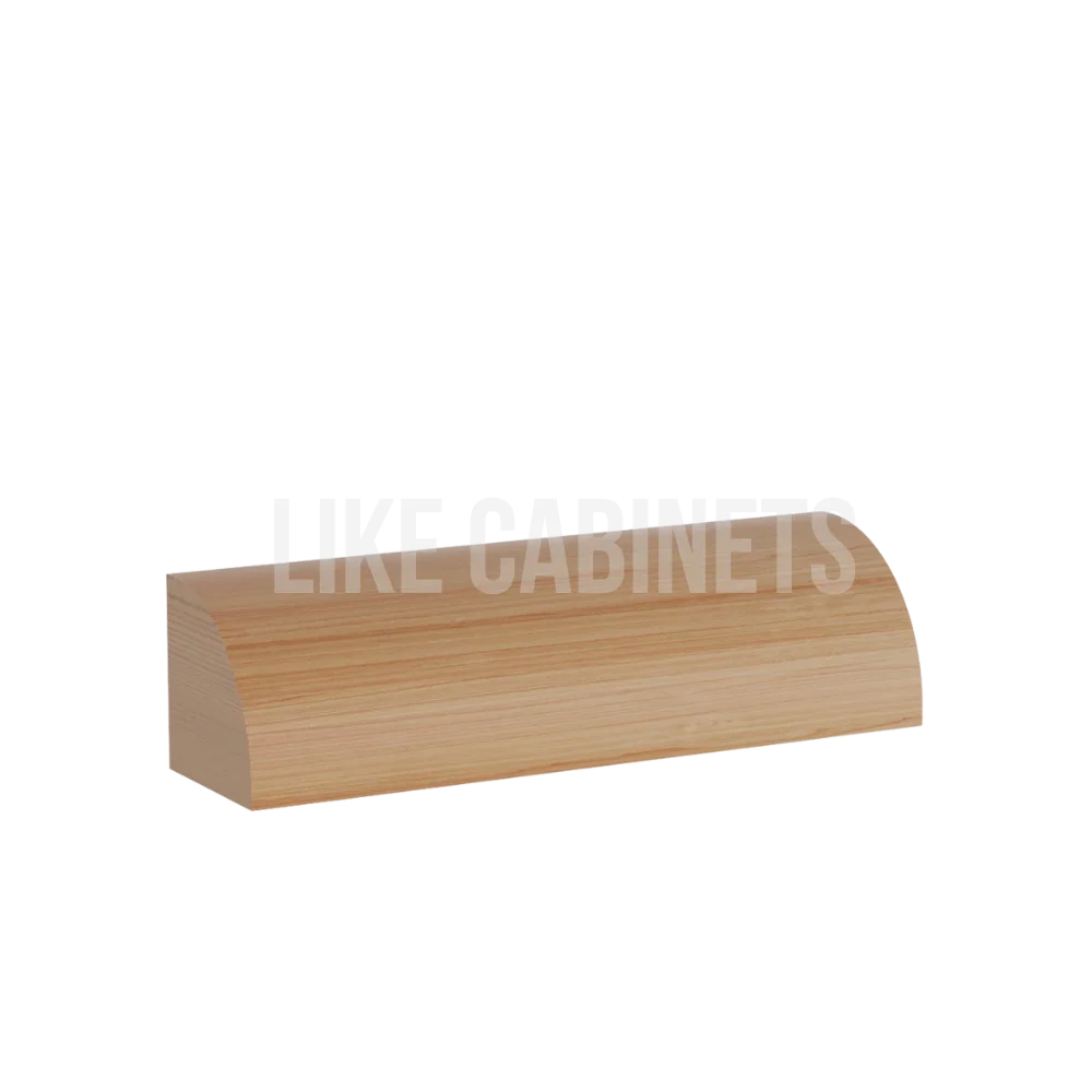 Slim White Oak Shaker Shoe Moulding