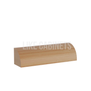 Slim White Oak Shaker Shoe Moulding