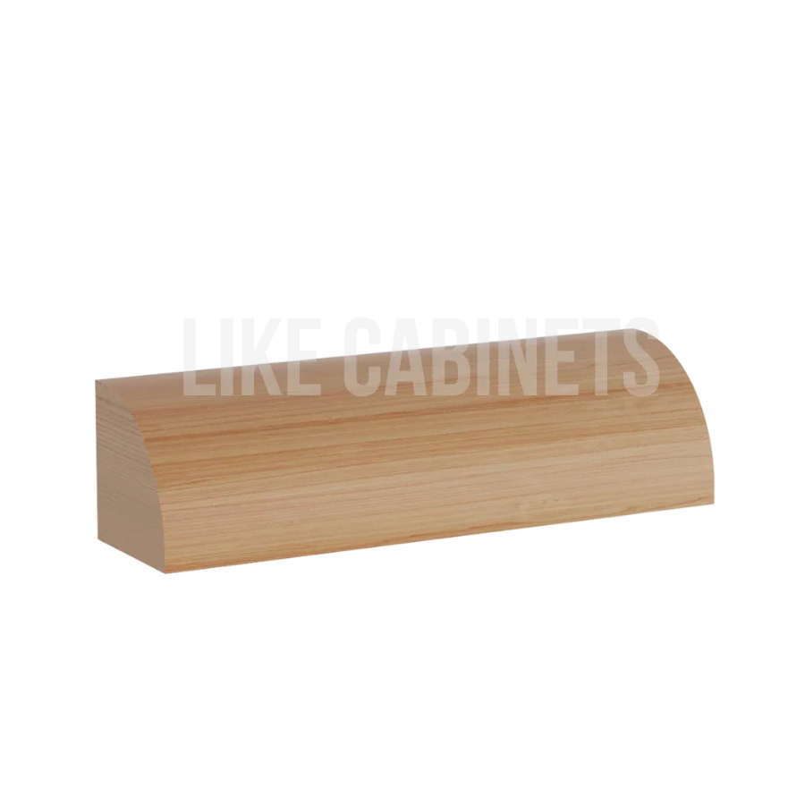 Slim White Oak Shaker Shoe Moulding