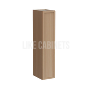 Slim White Oak 42'' H Single Door Wall Cabinet