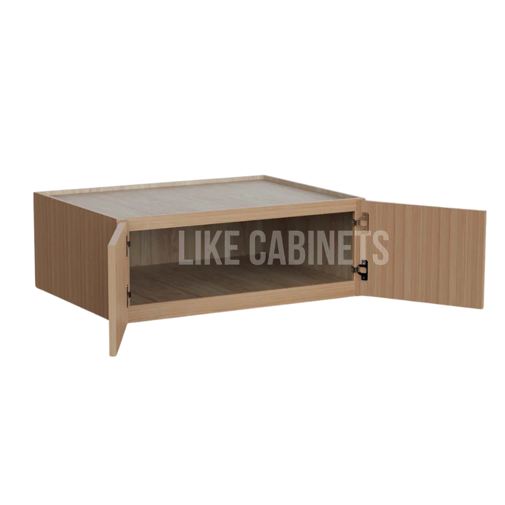 Iron Black 33'' W Refrigerator Wall Cabinet 24'' Deep