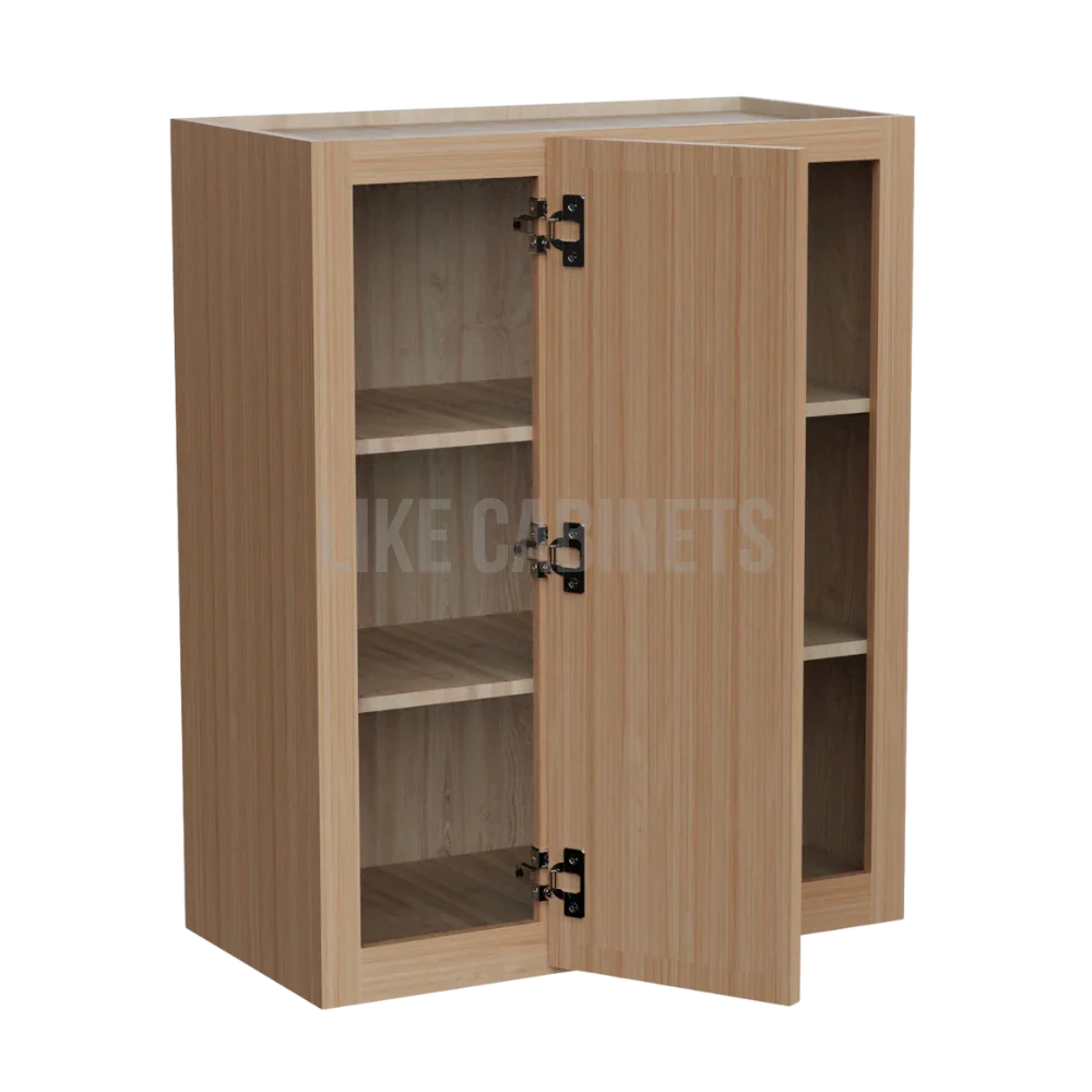 Slim White Oak 30'' H Wall Blind Cabinet