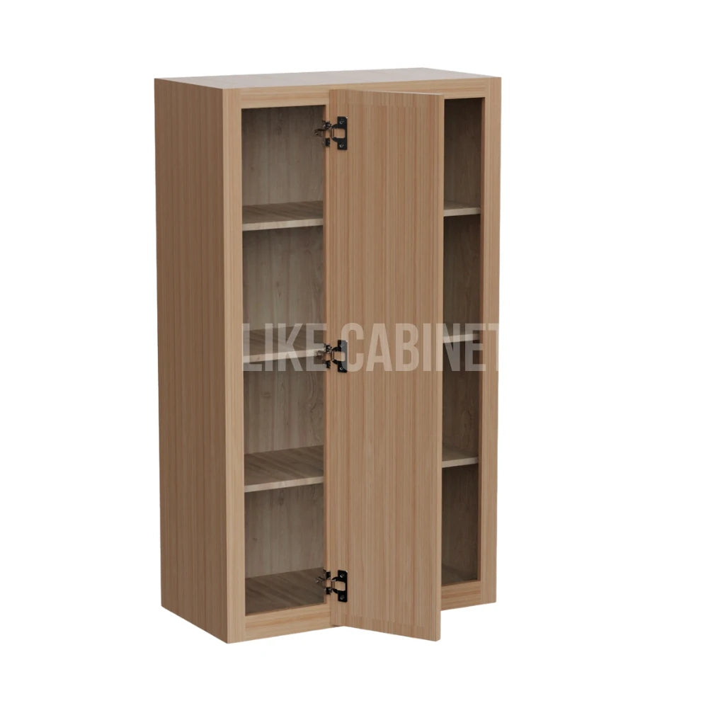 Slim White Oak 42'' H Wall Blind Corner Cabinet